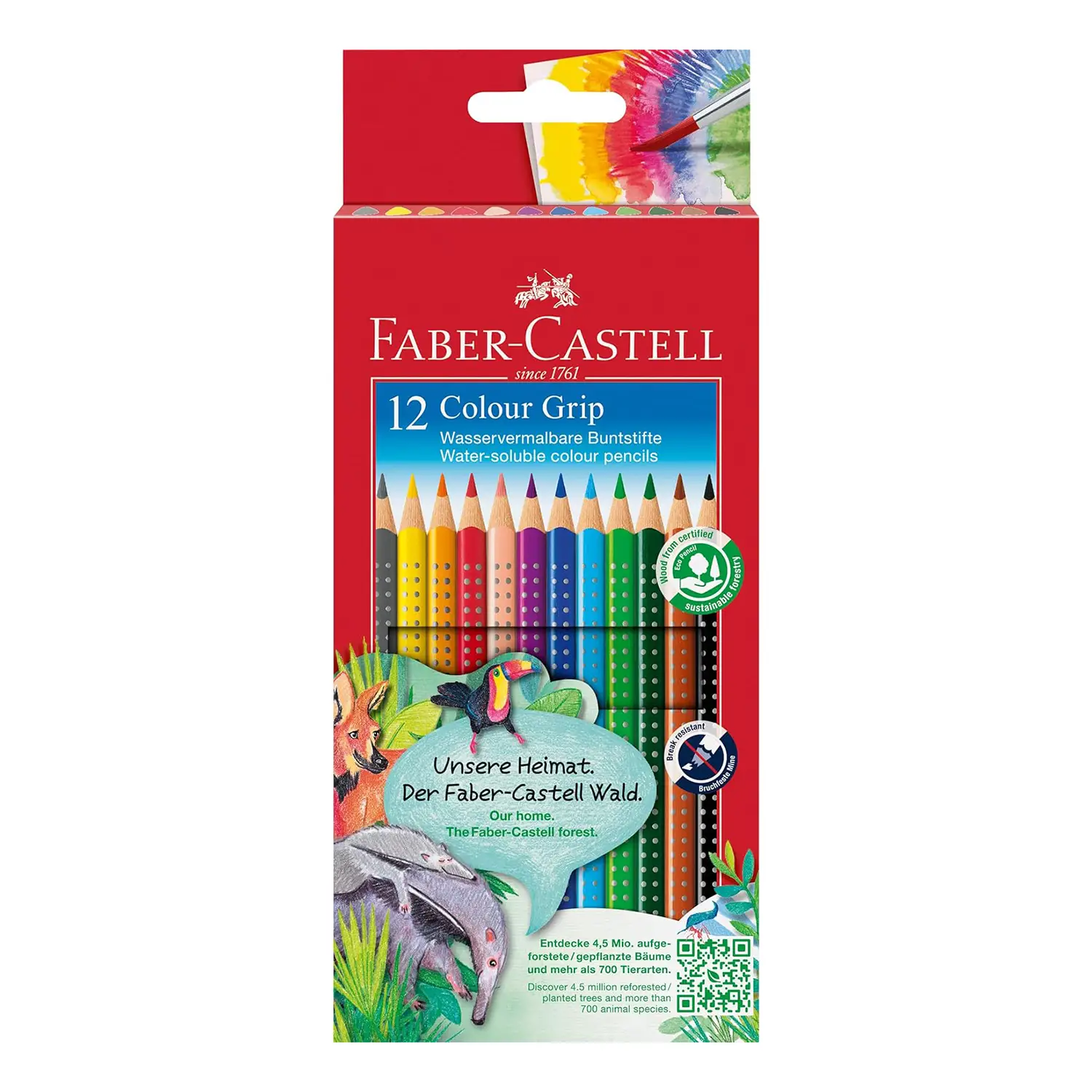 Matite Colorate Colour Grip – Astuccio 12 Pezzi - Pastelli