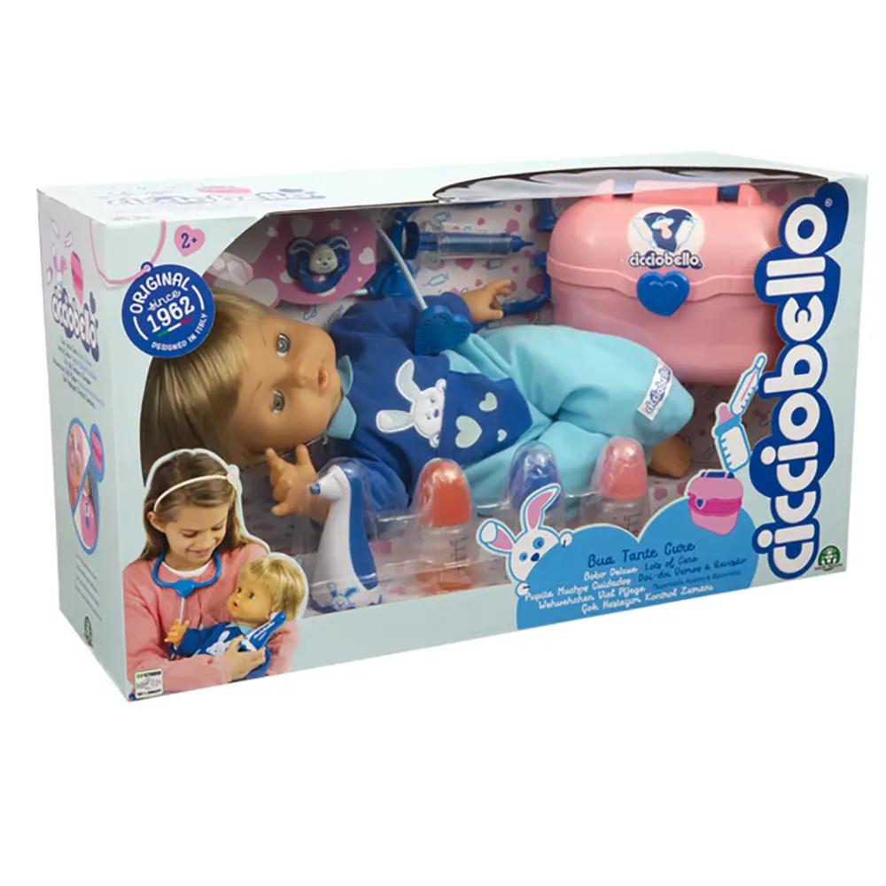 Cicciobello Bua Tante Cure – Bambola Interattiva 42 cm con Accessori Medico - Bambole e accessori