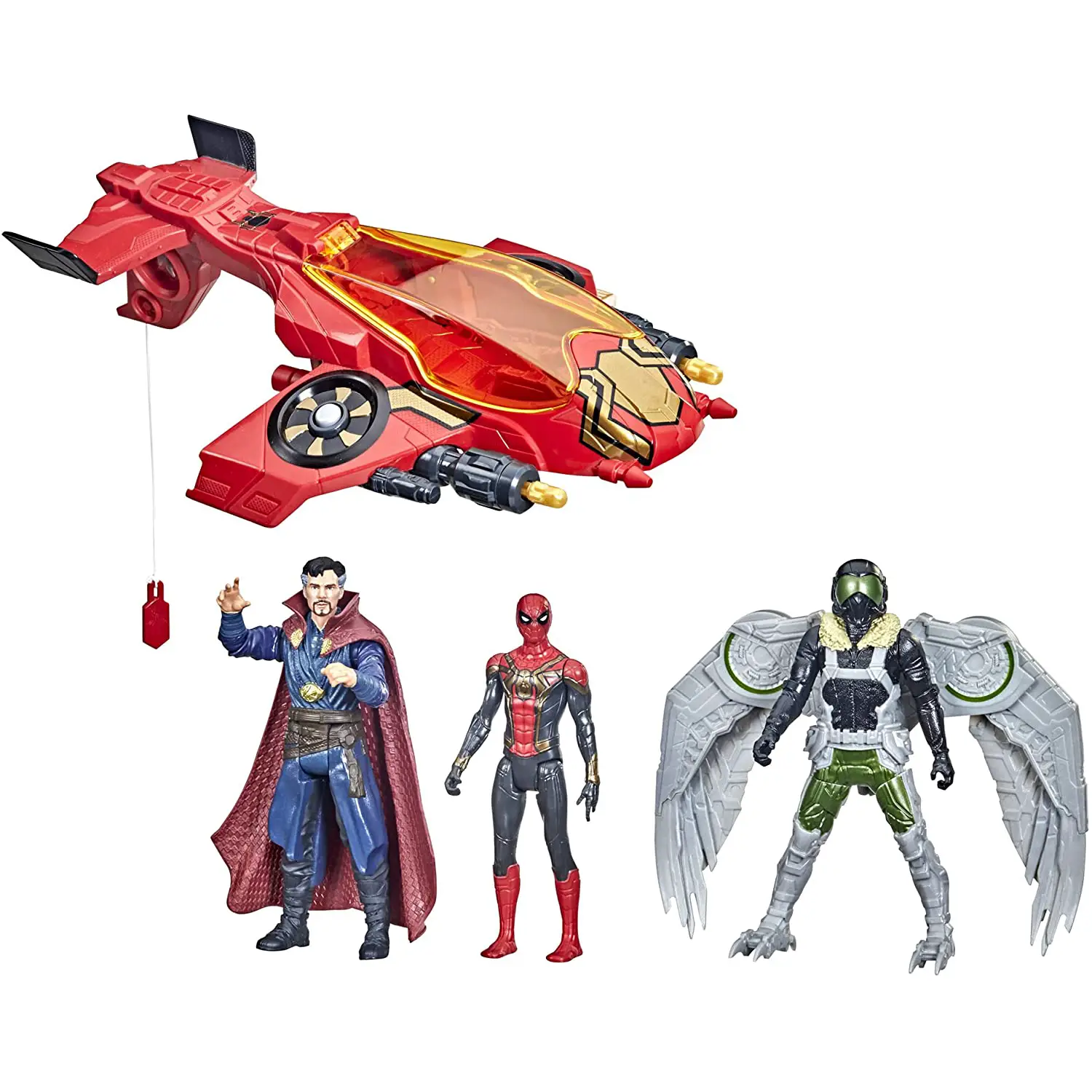 Spider-Man 3 Movie Jet Fighter Mission Set - Giocattolo Marvel con Action Figures - action figures ed accessori