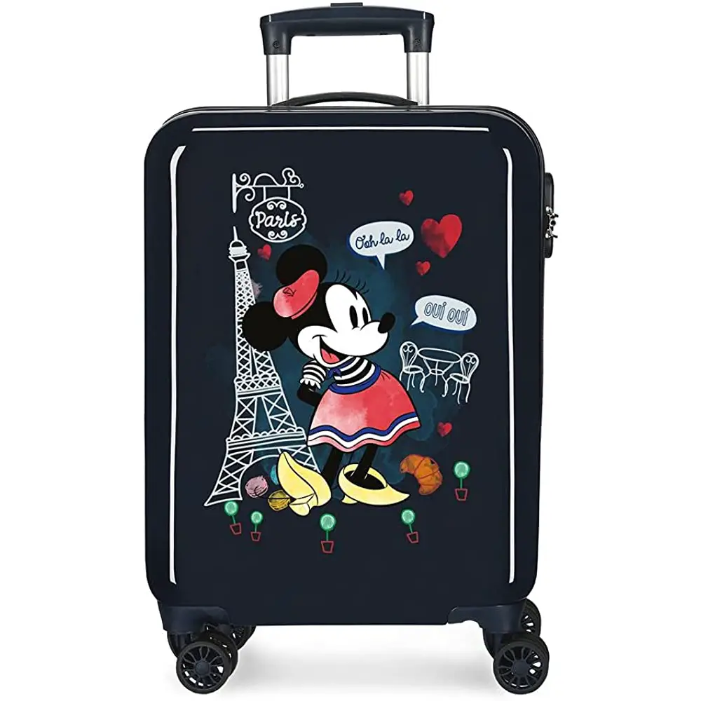 Trolley Minnie Around The World Paris Nero - valige e borse da viaggio