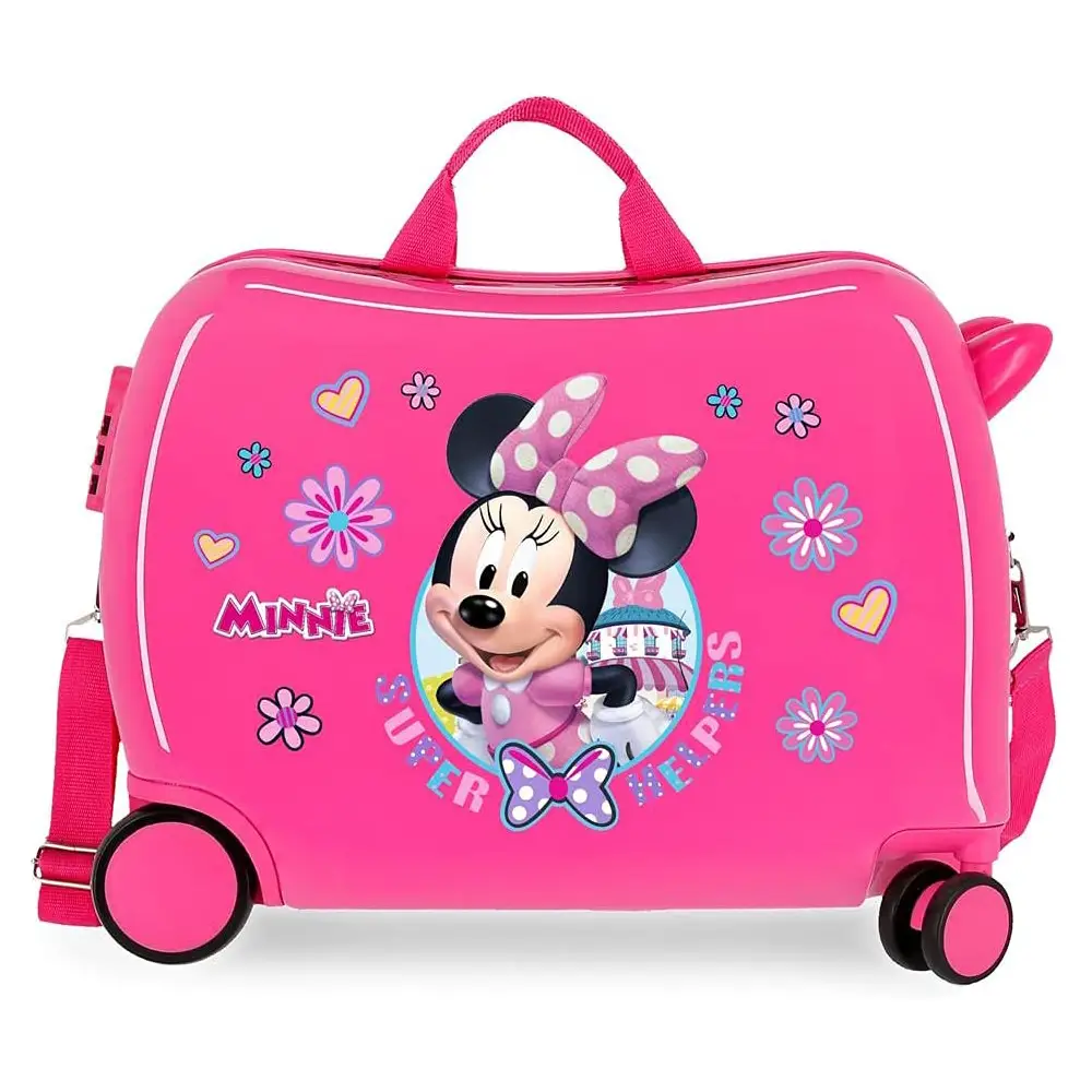 Valigia Cavalcabile Minnie Super Helpers 50 cm ABS 4 Ruote - valige e borse da viaggio