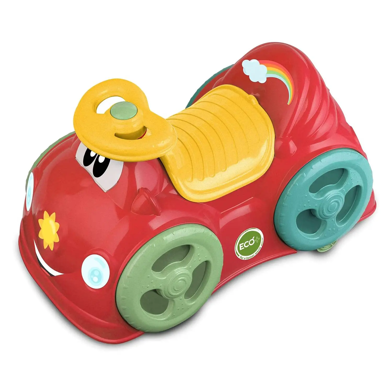 Chicco All Around Rosso Eco+ – Macchina Cavalcabile per Bambini 1–3 anni - Tricicli e primi passi