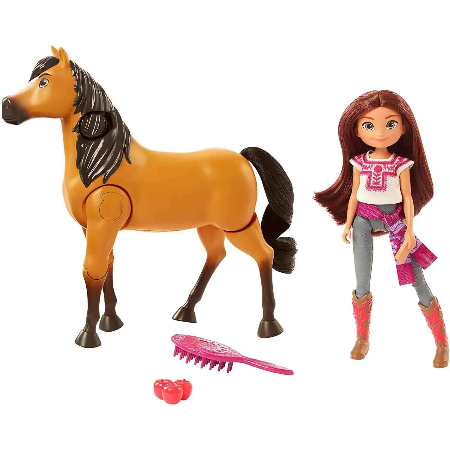 Sprt Lucky+Spirit Cavallo Articolato da Spazzolare - collezionabili bambina
