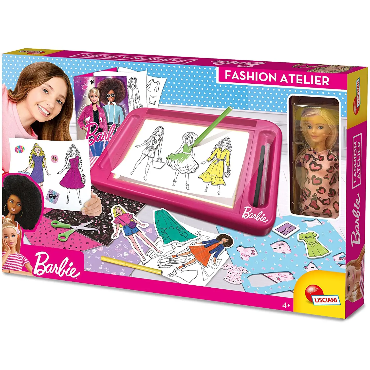 Lisciani Barbie Fashion Atelier Con Doll - creatività