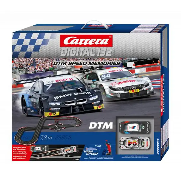 Pista Carrera Digital 132 – DTM Speed Memories - Veicoli, garage e piste
