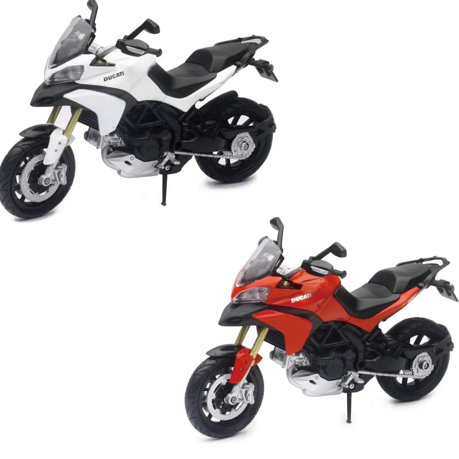 Moto 1:12 Ducati Multistrada 1200S 2 Die Cast in Colori Assortiti - diecast