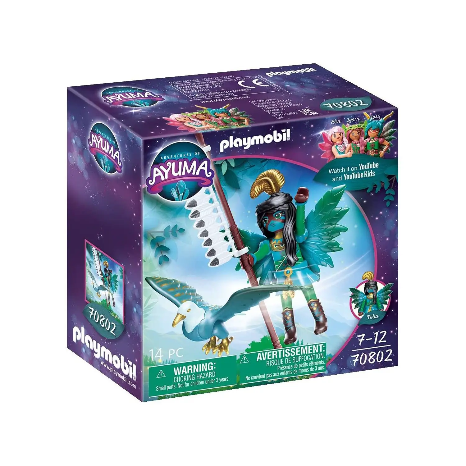 Knight Fairy e il Suo Compagno Animale Playmobil Adventures Of Ayuma - playmobil