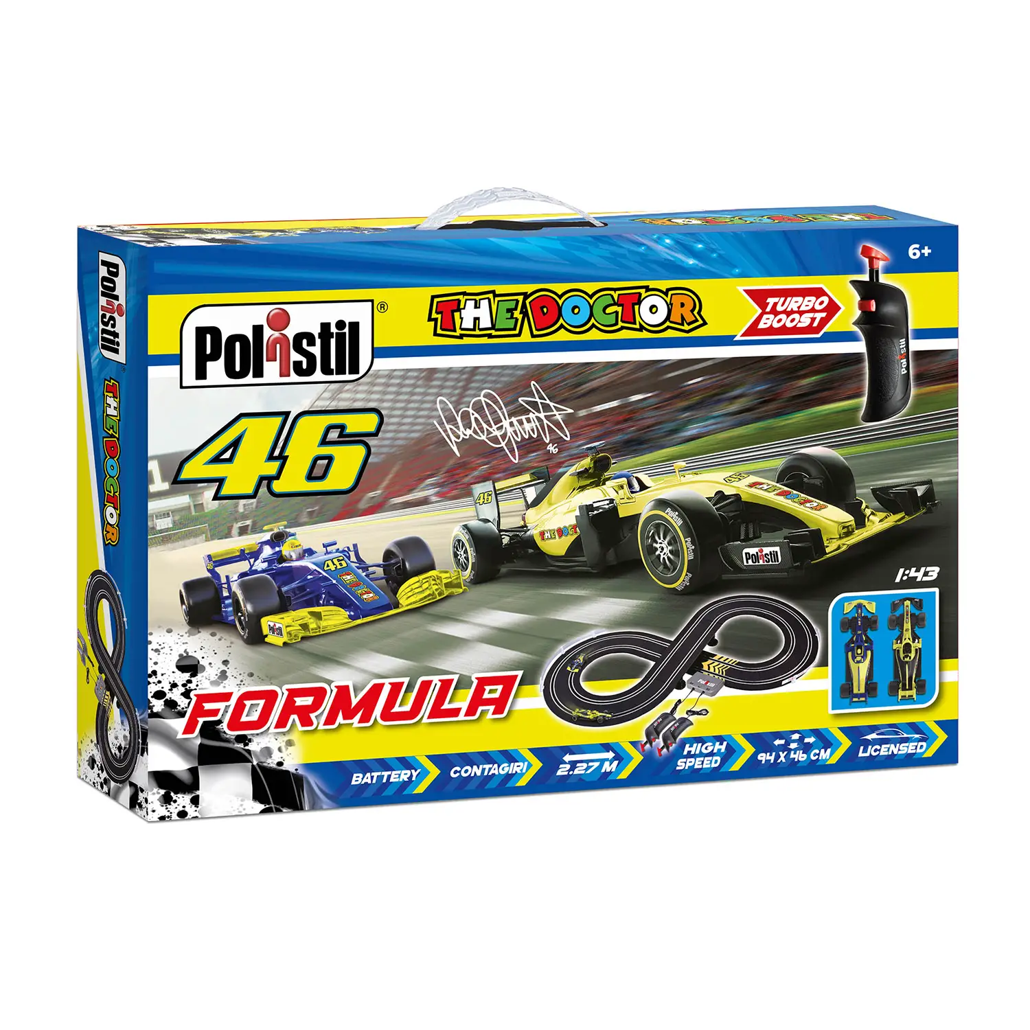 Pista Bo Vr46 Formula Racing 1:43 - Veicoli, garage e piste