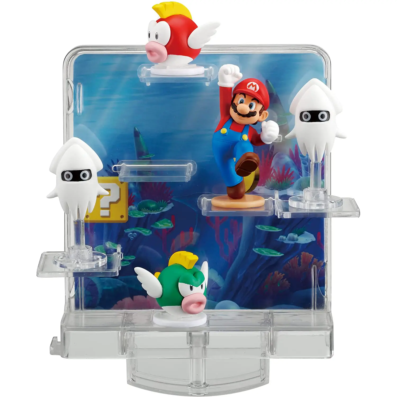 Super Mario Balancing Game Underwater Stage - Gioco di Equilibrio Subacqueo - action figures ed accessori