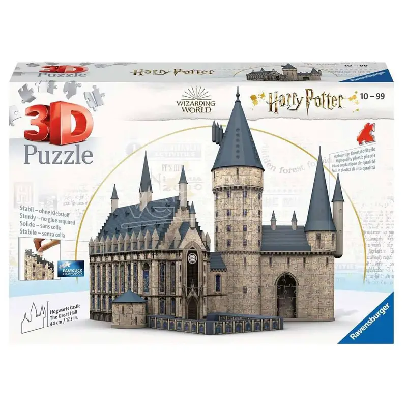 Puzzle 3D Castello Harry Potter Sala Grande - Ora Ad Un Presso Super Scontato! - puzzle 3d