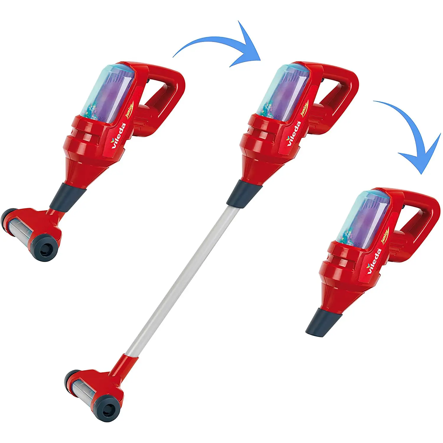 Aspirapolvere Vileda Upright 3 in 1 con funzione Vortex, suono e bocchetta manuale - Cucine e gioco simbolico