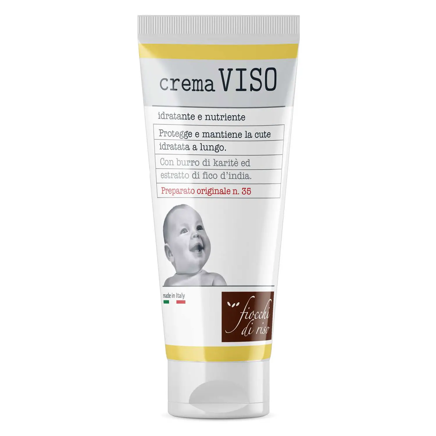 Fiocchi di Riso Crema Viso Protettiva 30 ml – Delicata, Idratante e Protettiva - cosmesi e igiene