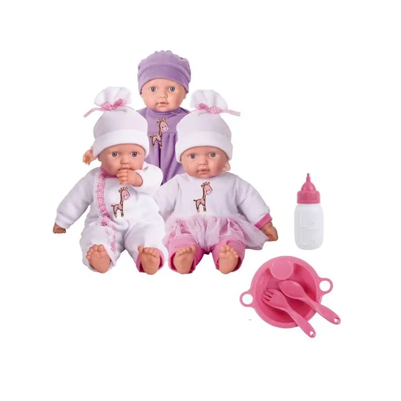 Coccole e Baci Bebè Morbidino Mio cm. 40 Set Pappa e Cuscino - Bambole e accessori