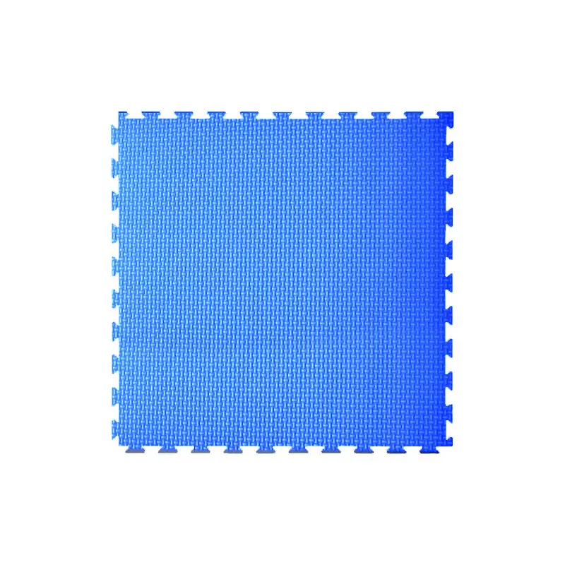 Tappeto Tatami Puzzle Bifacciale Rosso Blu – 100x100 cm, Spessore 2 cm - tappetini