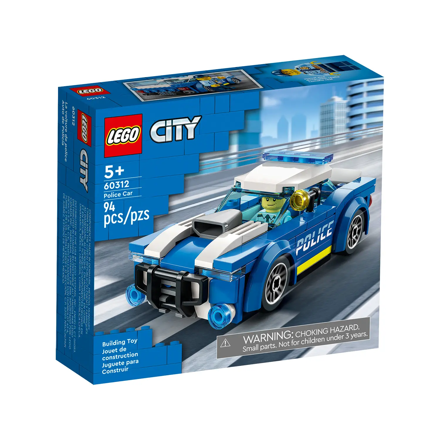 LEGO City Auto della Polizia - Set da Costruzione con Minifigure - lego