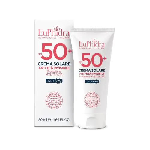 Euphidra Solari Crema Viso 50+ Invisibile 50 ml - creme solari