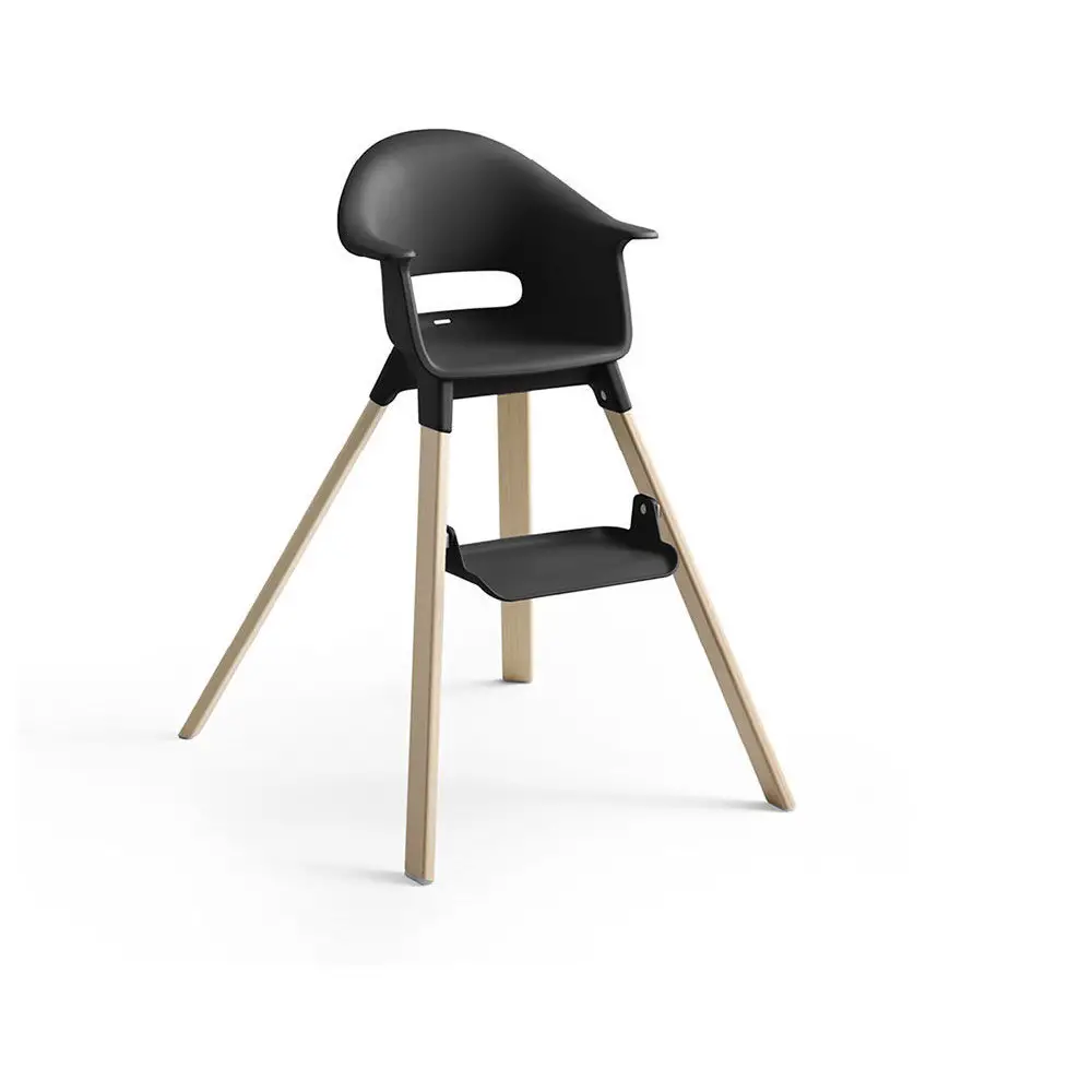 Seggiolone Stokke Clikk Black Natural - seggioloni