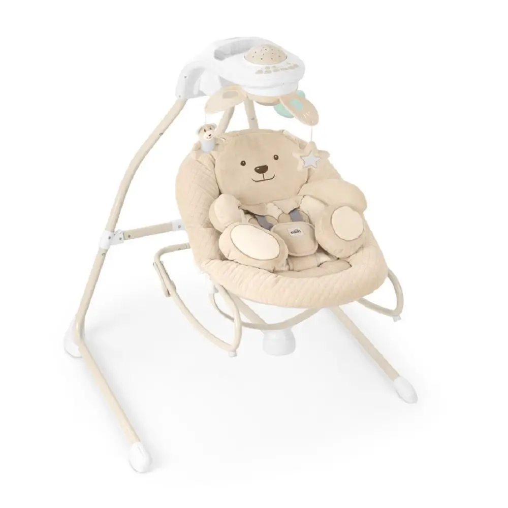 Altalena Gironanna Evo Orso Luna 220V – Altalena Girevole per Neonati - altalene 0/36 MESI
