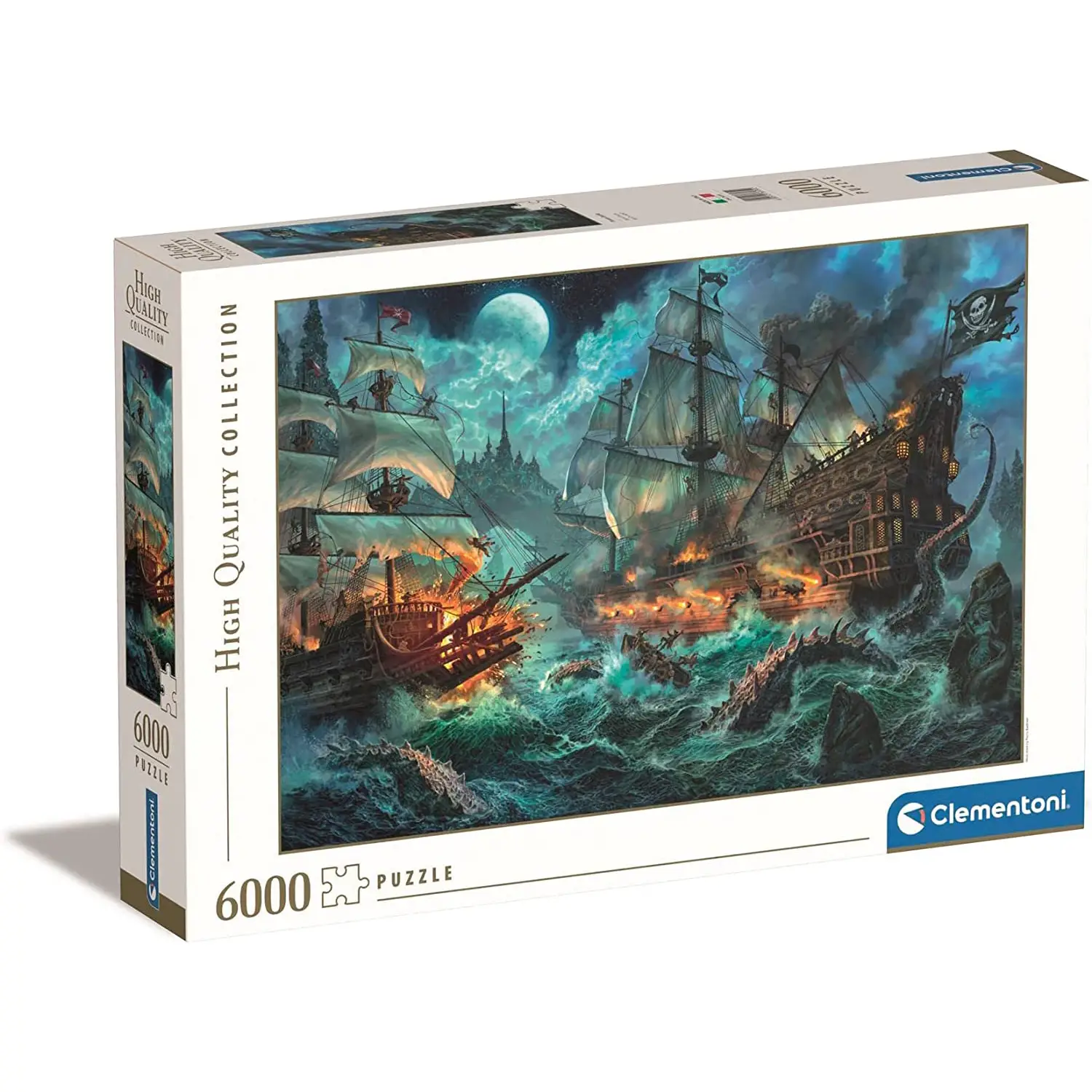 Puzzle 6000 Pz Hqc Pirates Battle Clementoni 36530 - puzzle adulti