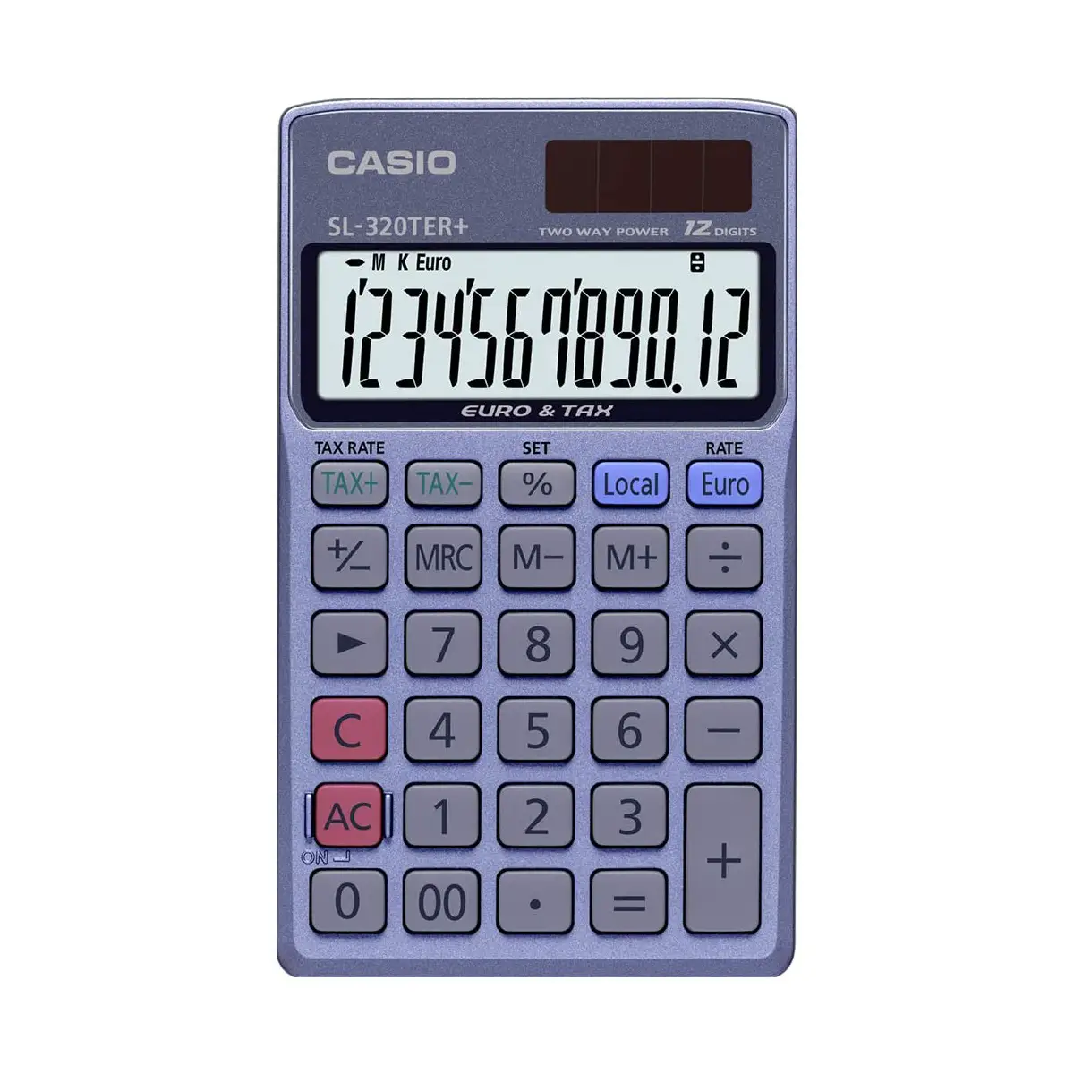 Calcolatrice Tascabile Casio SL-320TER+ – Compatta, Pratica e Versatile - Accessori ufficio