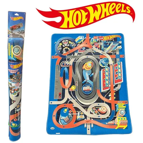 Tappetone Hot Wheels - Cm 90x120 - Tappeti per il gioco