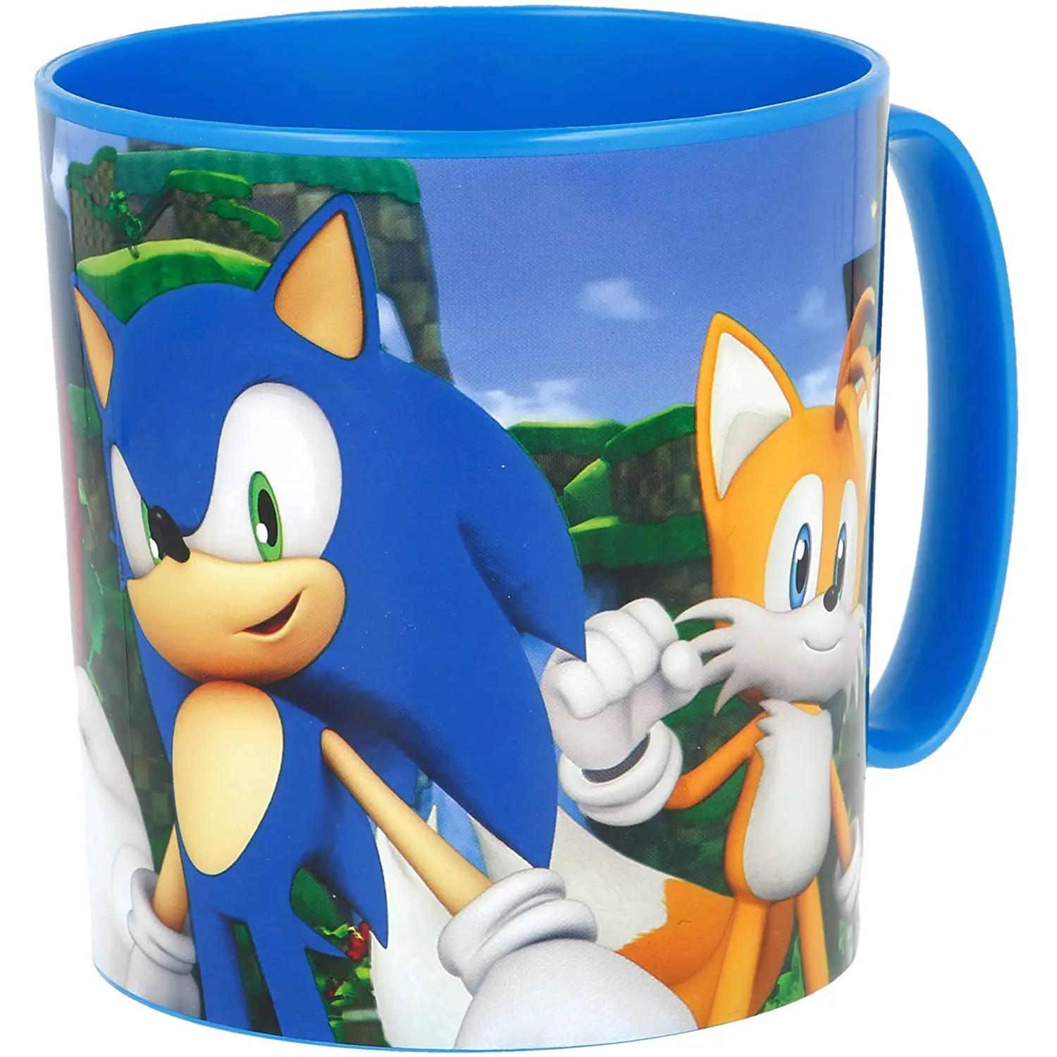 Sonic Tazza Microonde 350 ml – Bicchiere per Microonde con Grafica Ufficiale - articoli da tavola