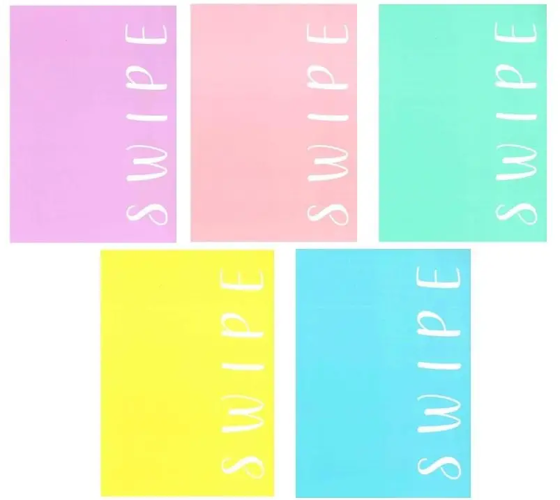 Swipe Pastel Quaderno Maxi Gr. 80 – Rigatura C - Cancelleria varia