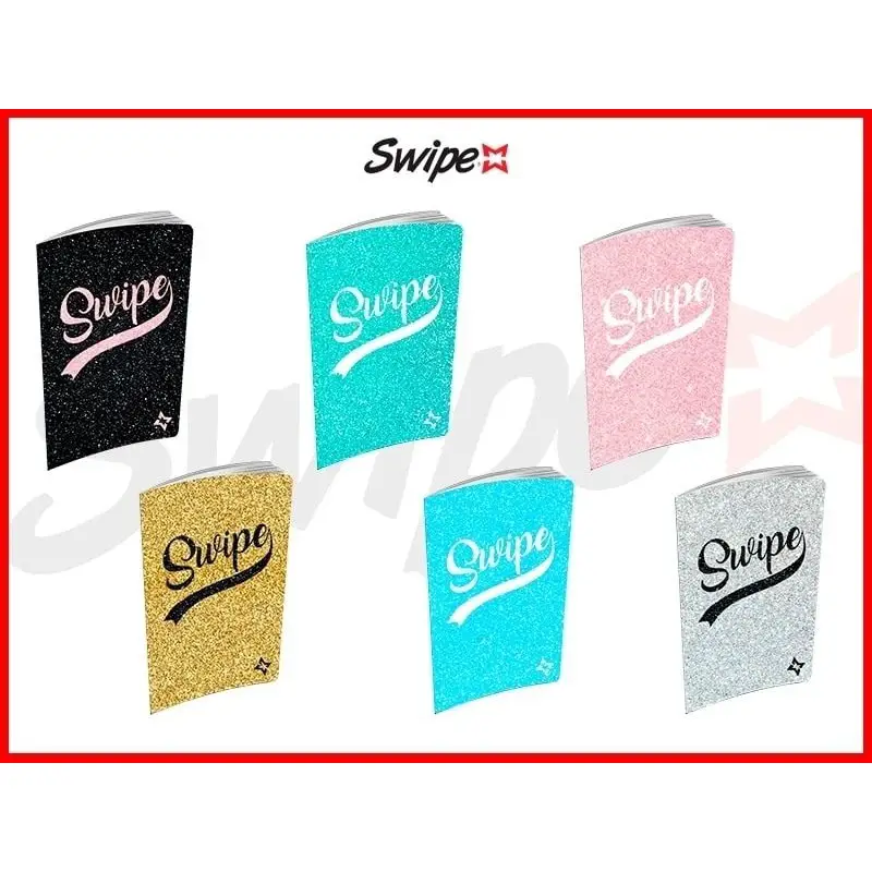Swipe Glitter Quaderno Maxi A4 Gr. 80 - Rigatura B - Cancelleria varia