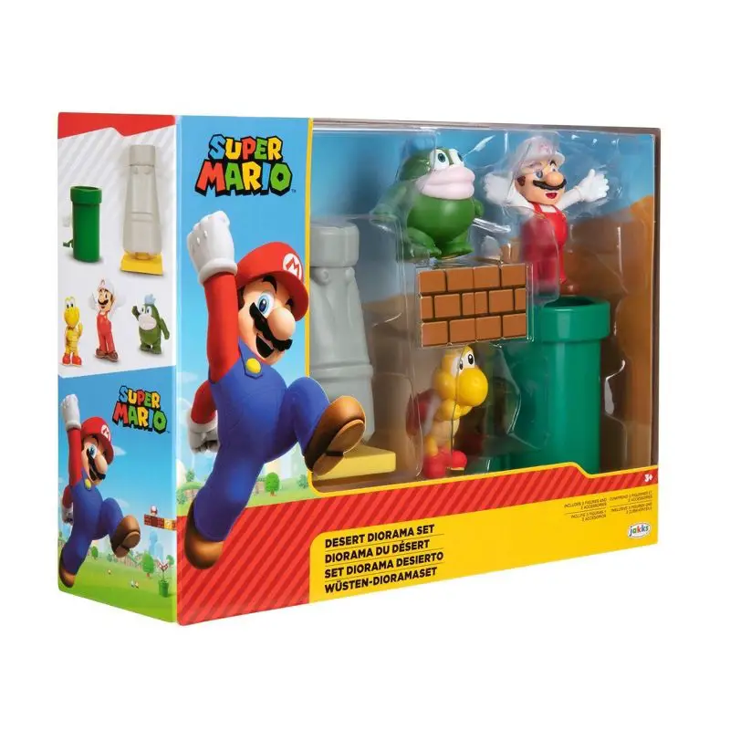Nintendo Super Mario Deserto Diorama Set - play set