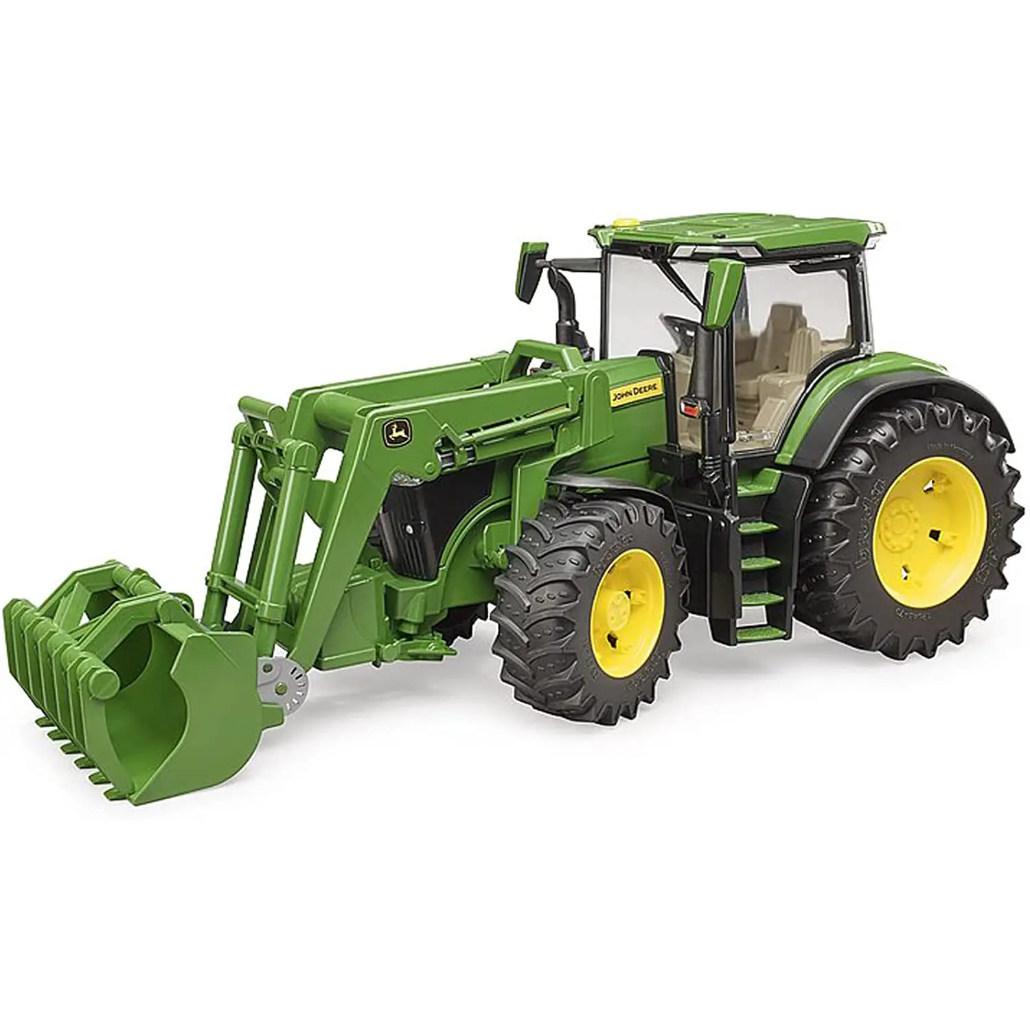 Trattore Giocattolo BRUDER John Deere 7R 350 con Benna - modellini