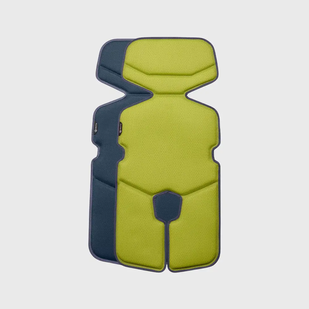 Airboard Materassino Traspirante Taglia S Blue/active Lime Per Passeggini E Segg. Auto Gruppo 0+/1 - accessori