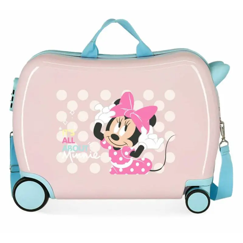 Minnie Play All Day Trolley da Viaggio Cavalcabile Abs 4 Ruote - valige e borse da viaggio