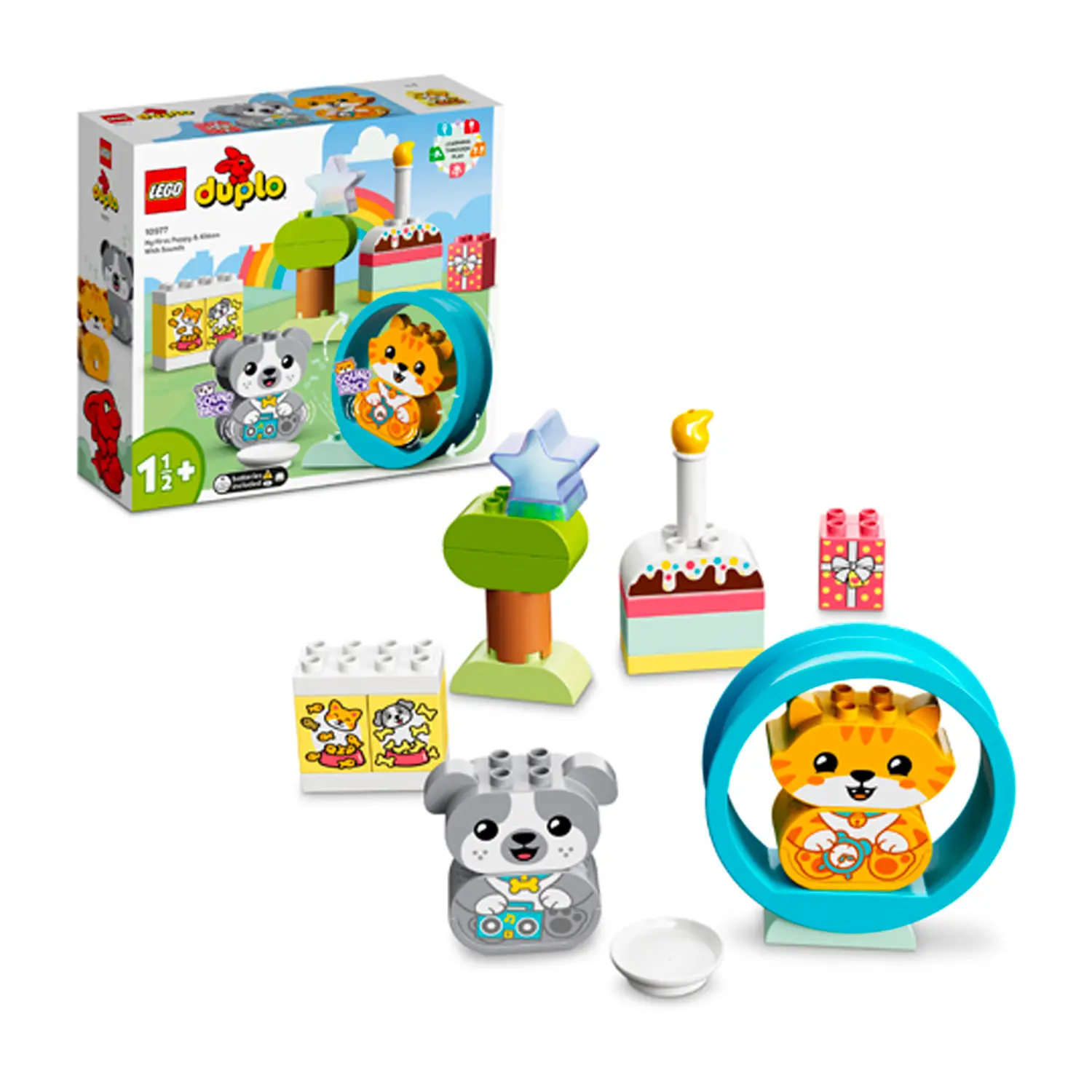 Lego Duplo il Mio Primo Cagnolino e Gattino con Suoni - Costruzioni in plastica