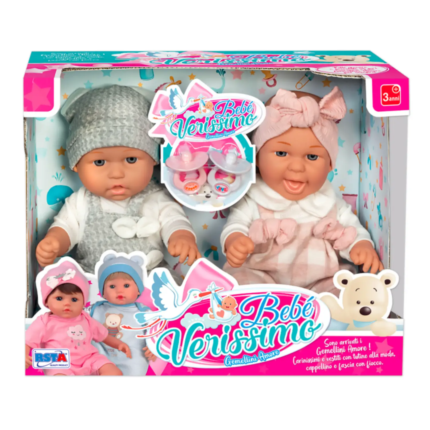 Gemellini Bebe Verissimo 30 Cm - Bambole e accessori