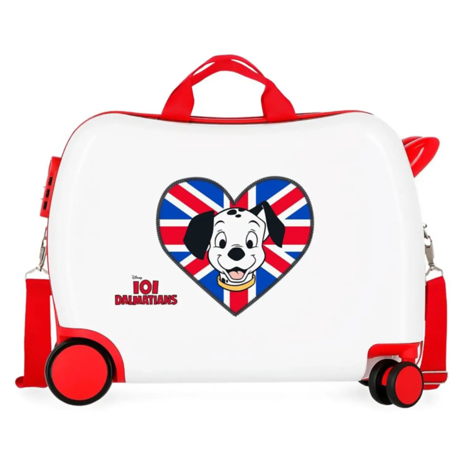Trolley 101 Dalmatian Lucky Cavalcabile Abs 4 Ruote - valige e borse da viaggio