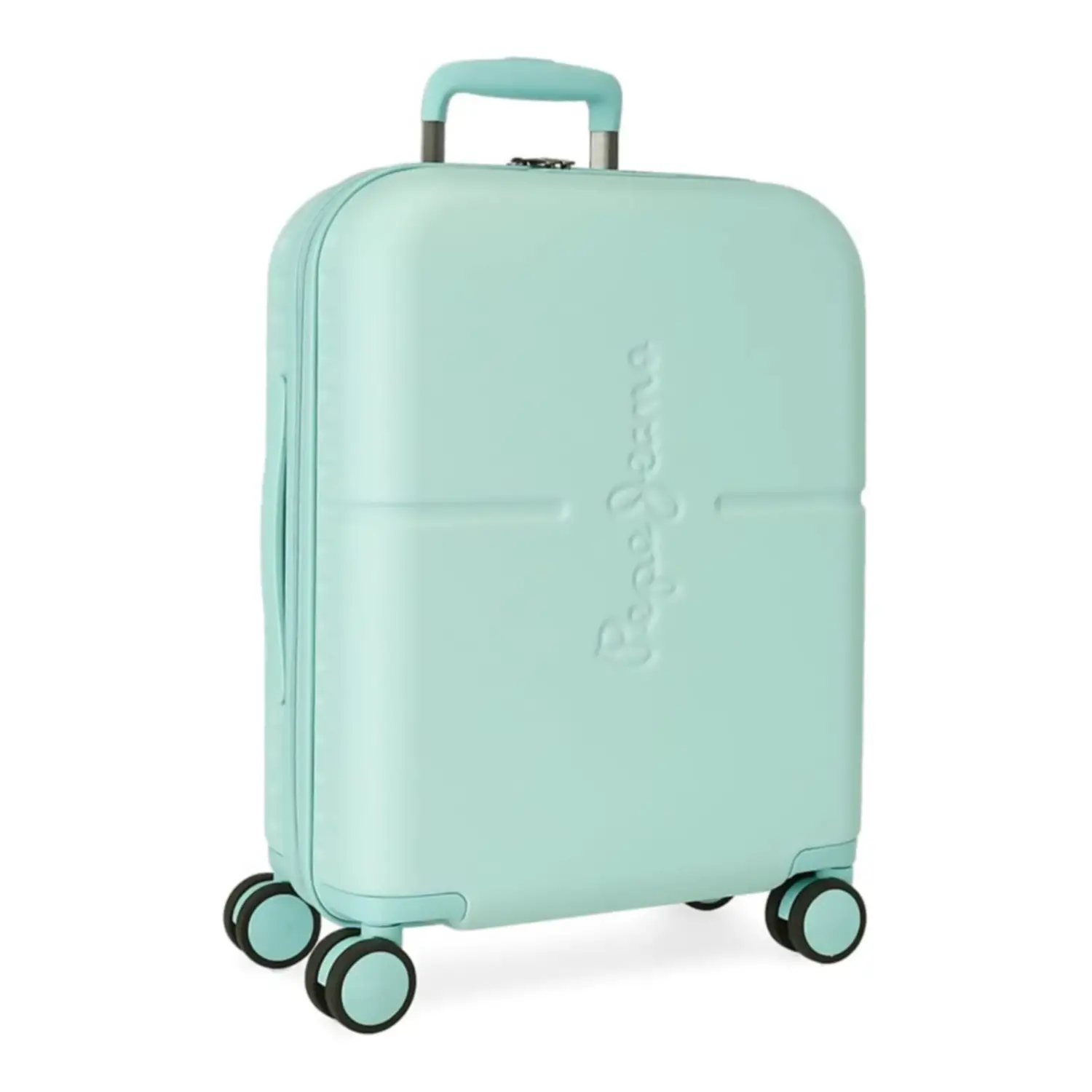Pepe Jeans Trolley da Cabina Abs 55cm. 4 Ruote Highlight Turchese - valige e borse da viaggio