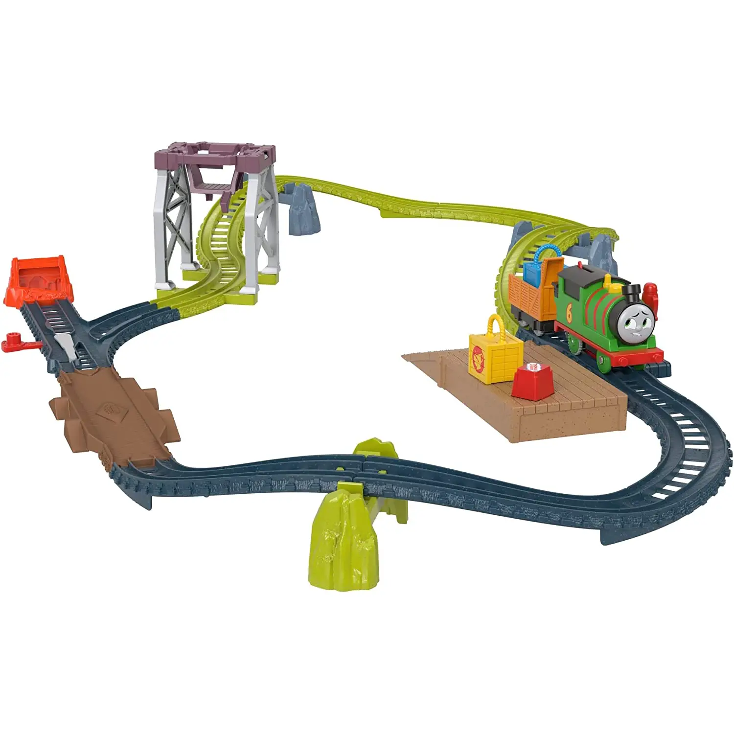 Thomas & Friends Playset Motorizzato Percy Hgy80 - play set