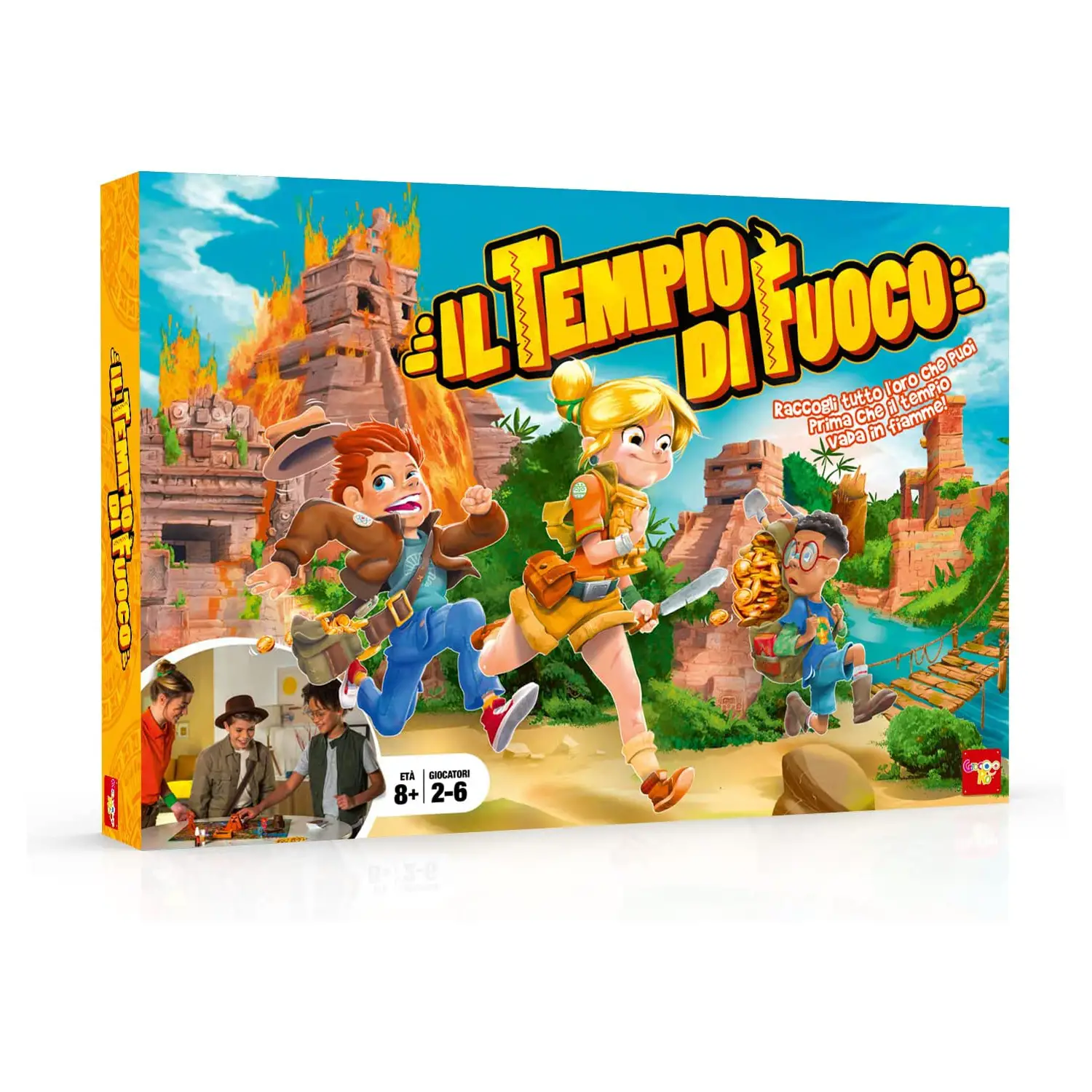 Il Tempio di Fuoco – Gioco da Tavolo Avventura per Bambini e Famiglie - Giochi di società