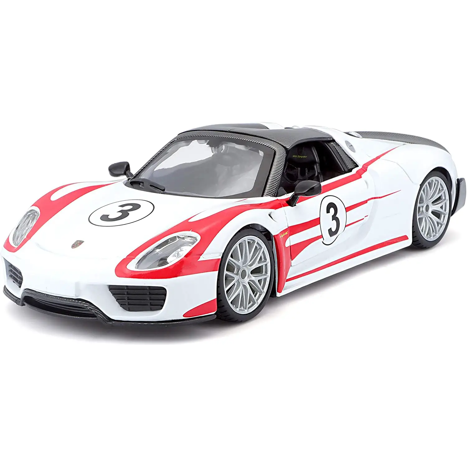 Auto 1:24 Porsche 918 Weissach Colori Assortiti - diecast