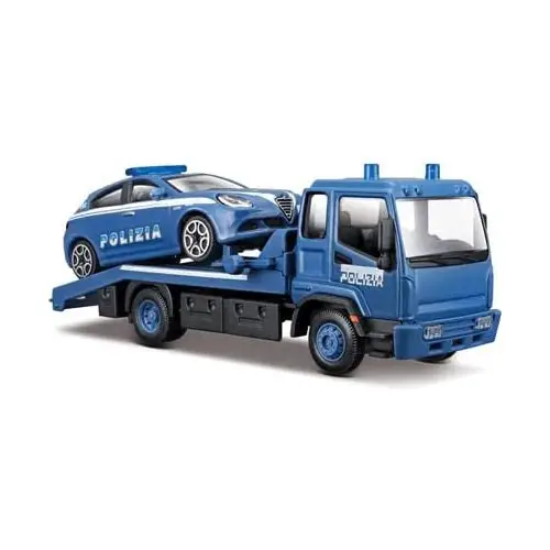 Auto 1:43 Carro Attrezzi Polizia con Auto - modellini