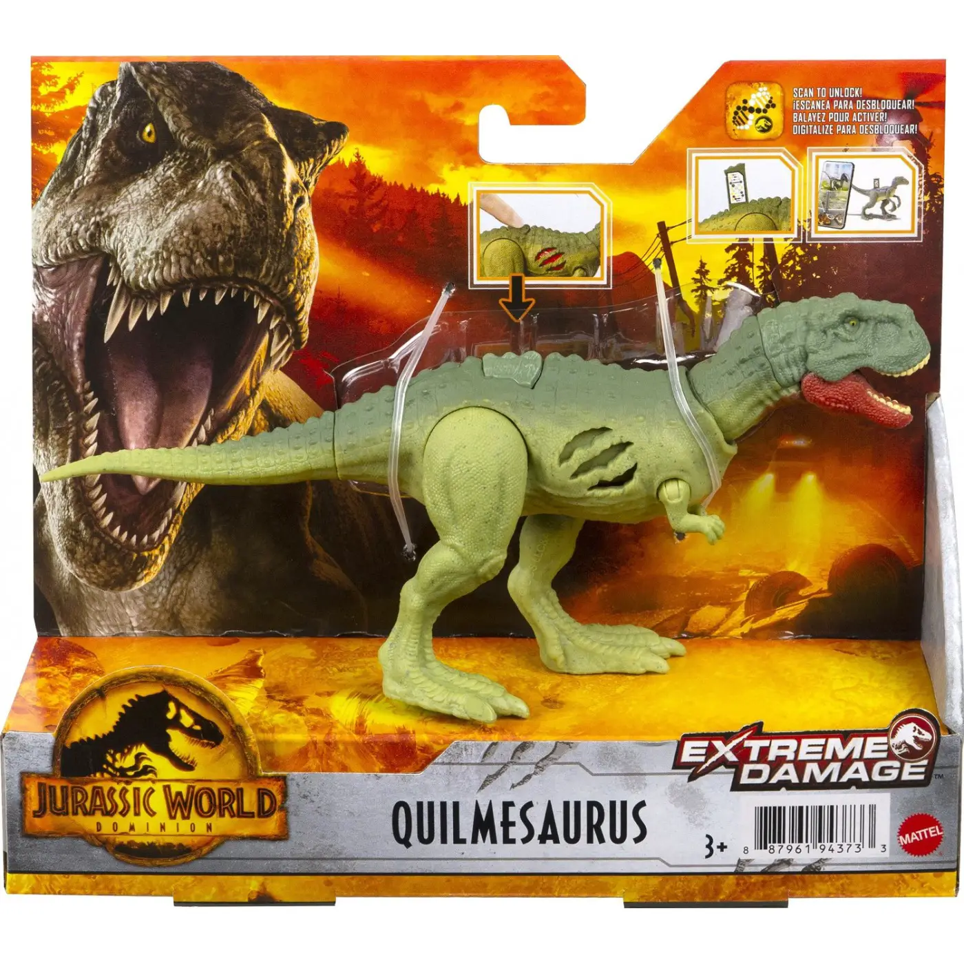 Jurassic World Colpo Selvaggio Gwn17 Quilmesaurus - action figures ed accessori
