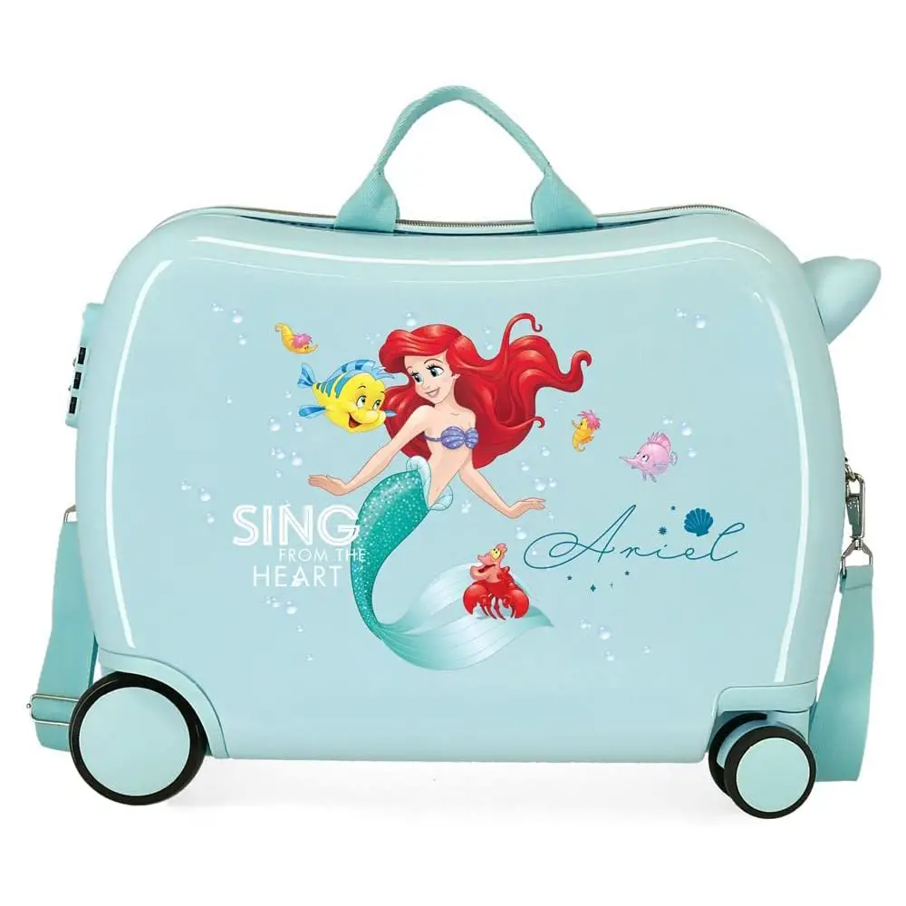 Disney Ariel Trolley Da Viaggio Cavalcabile Abs 4 Ruote - valige e borse da viaggio