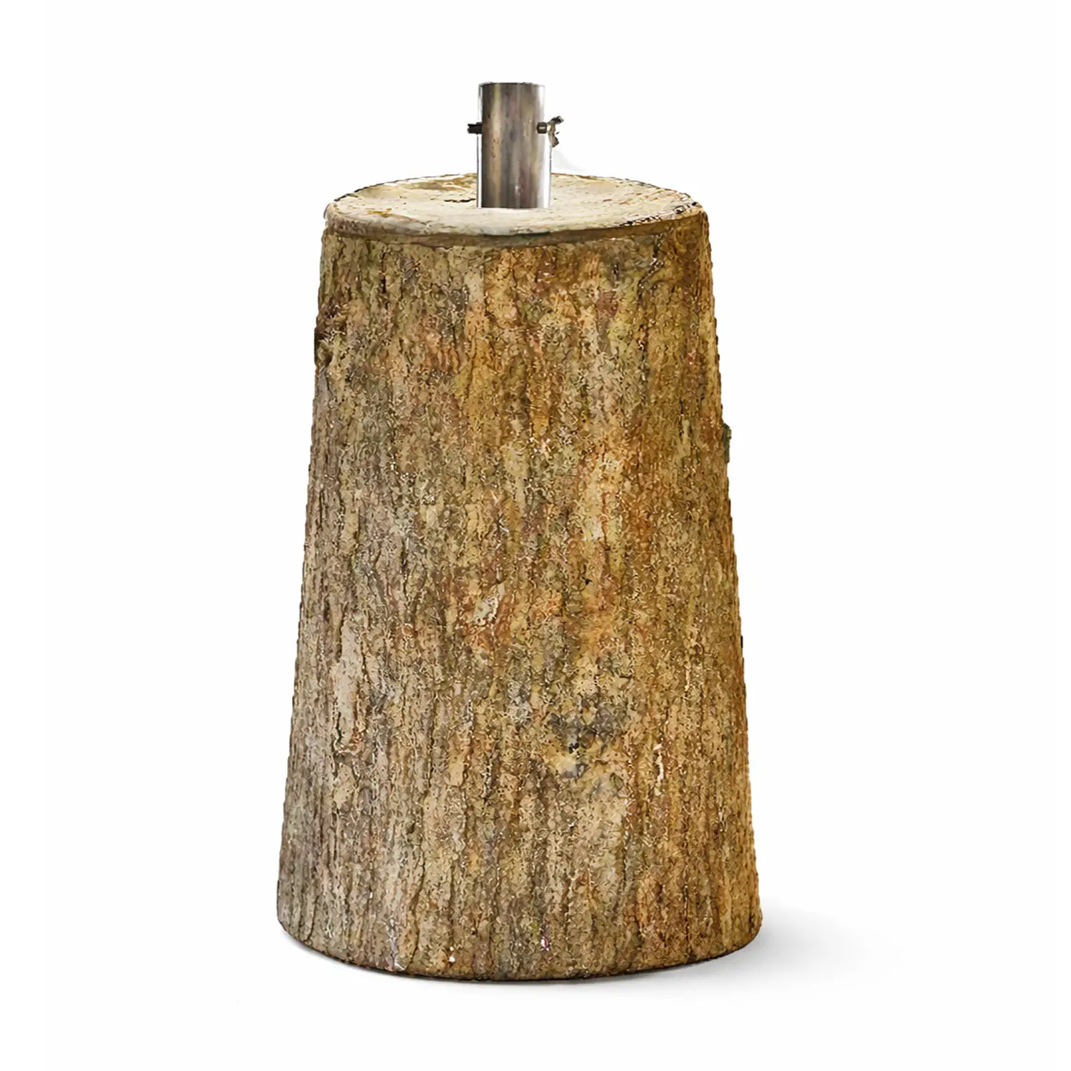 Base Tronco Cm. 45 Realistica in Resina Effetto Legno per Alberi di Natale - basi albero