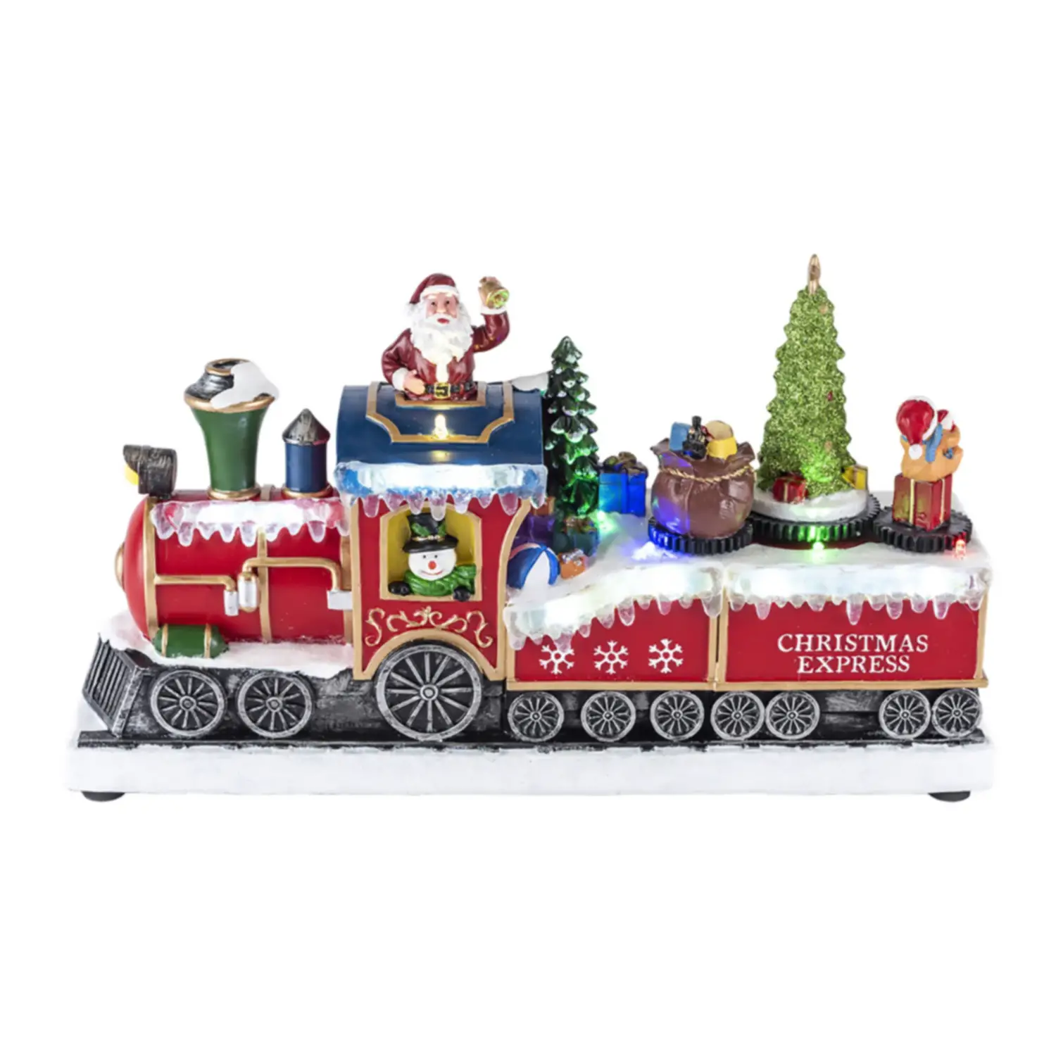 Treno Animato Led Multicolor - addobbi casa