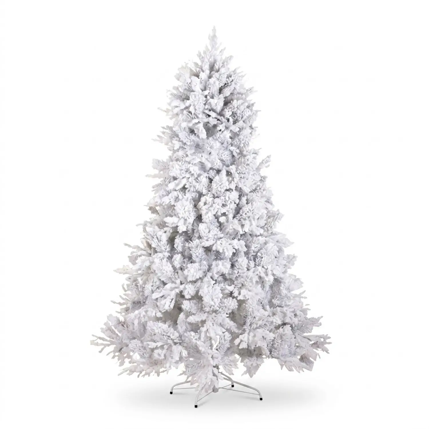 Albero di Natale Arlberg Bianco Innevato – Eleganza e Magia Natalizia - alberi