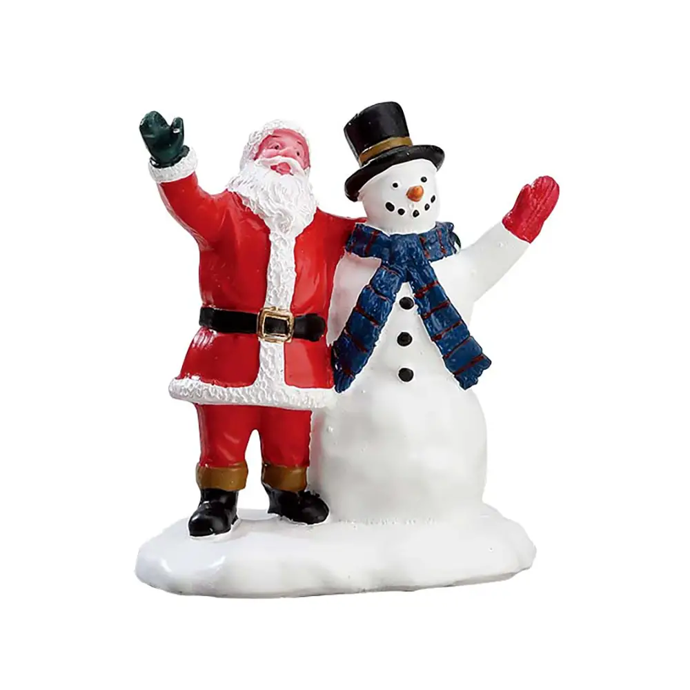 Statuetta Saluti di Natale - scene e villaggi