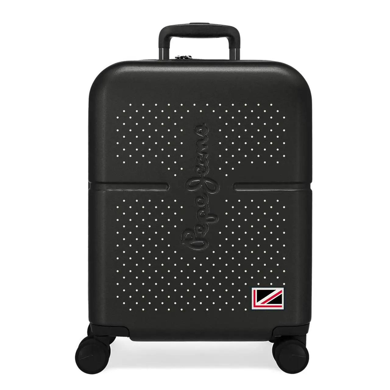 Pepe Jeans Trolley Abs 55cm. Espandibile 4 Ruote Laila Nero - valige e borse da viaggio
