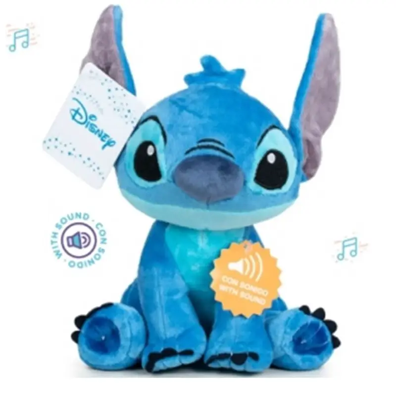 Peluche Stitch Alieno Gigante XXL 60 con suono, Originale Disney - peluches 0/36 mesi