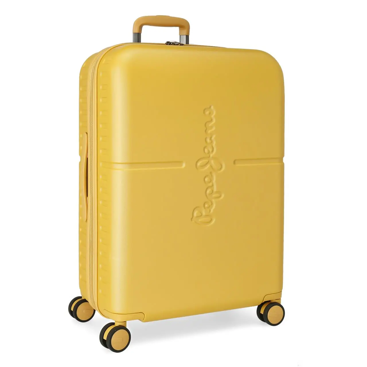 PEPE JEANS TROLLEY ABS 70CM 4 RUOTE OCRA - valige e borse da viaggio