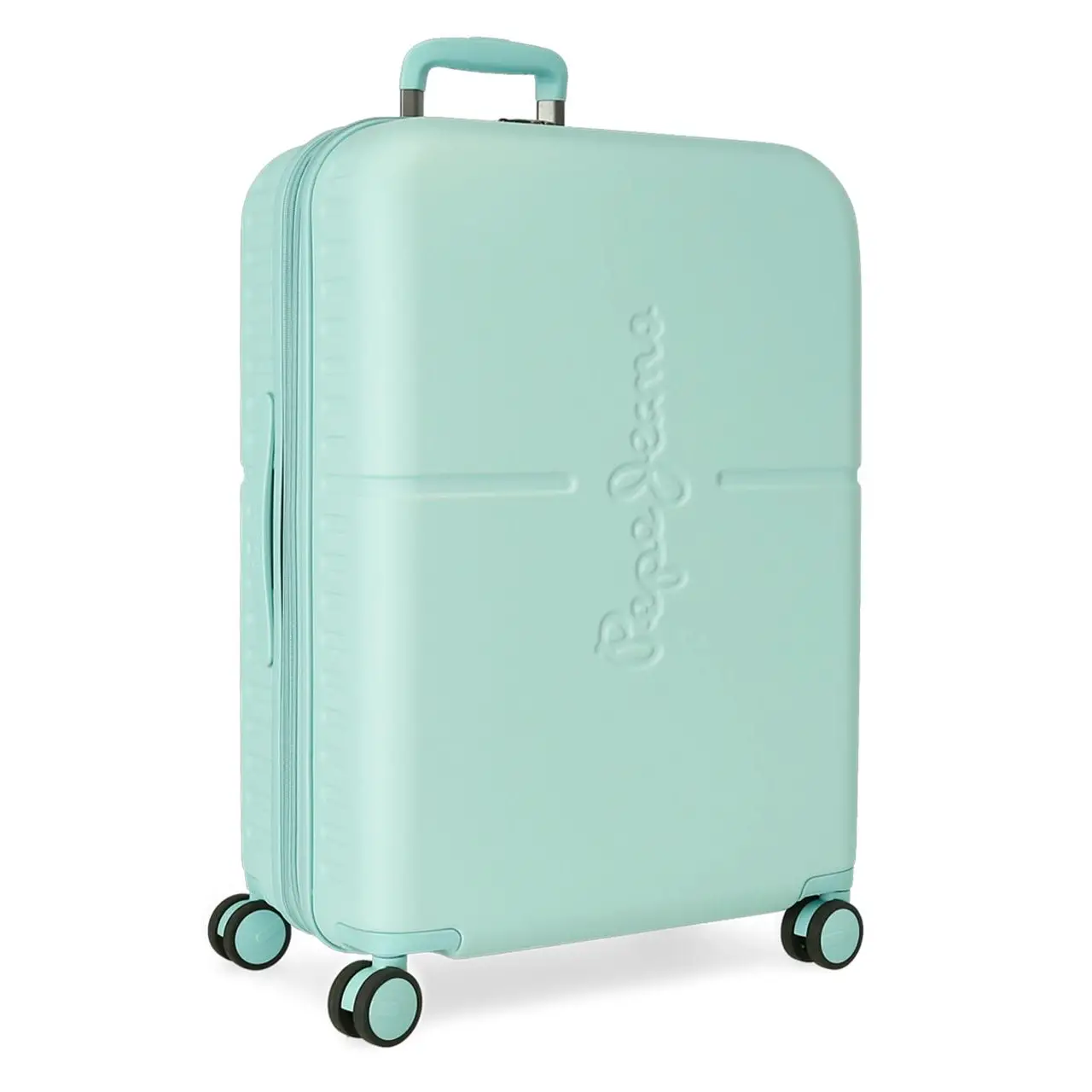Pepe Jeans Trolley Abs 70cm 4 Ruote Turchese - valige e borse da viaggio
